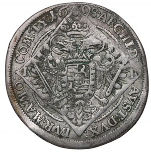 Hungary, Leopold, 1/4 thaler 1698