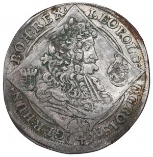 Hungary, Leopold, 1/4 thaler 1698