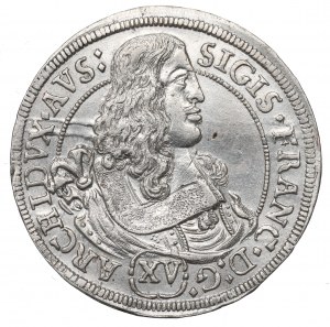 Austria, Sigismund Franz, 15 kreuzers 1664, Hall