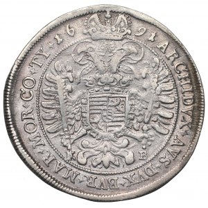 Hungary, Leopold I, Thaler 1691, Kremnitz