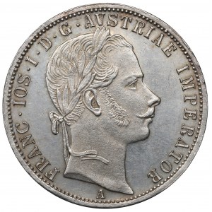 Austria, Franz Joseph I, 1 florin 1863 A