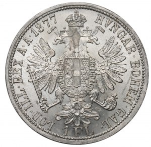 Austria, Franz Joseph, 1 florin 1877