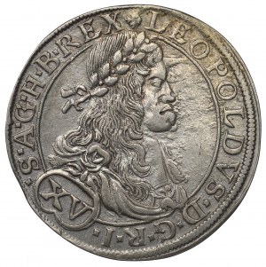 Austria, 15 kreuzer 1664, Vienna