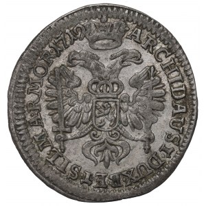 Bohemia under Habsburgs, Carl VI, 3 kreuzer 1719, Prague