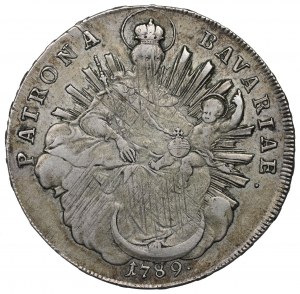 Germany, Bavaria, Karl Theodor, thaler 1789