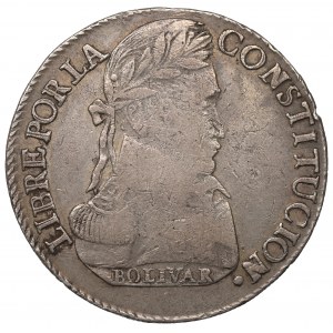 Bolivia, 8 soles 1839