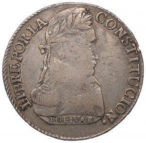 Bolivia, 8 soles 1839