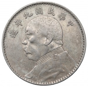 China, Republic, 1 dollar - Yuan Shikai w/d