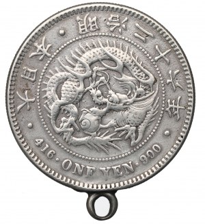 Japan, 1 yen 1896