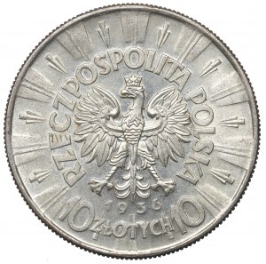 II Republic of Poland, 10 zloty 1936 Pilsudski