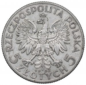 II Republic of Poland, 5 zloty 1933 Polonia