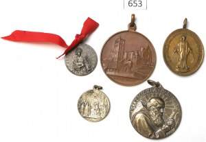 Europe, Set of beautiful religious medals