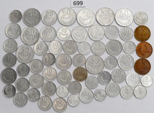 People's Republic of Poland, Set of 1-50 pennies 1949-84