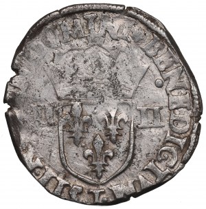 France/Poland, Henri III, 1/4 ecu 1579, Nantes