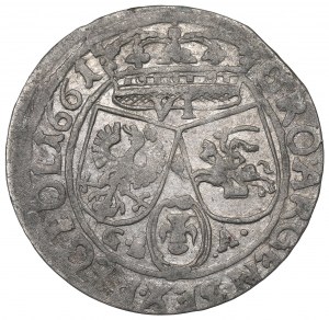 John II Casimir, 6 groschen 1661, Lviv