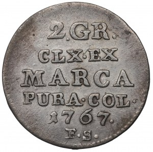Stanislaus Augustus, 2 groschen 1767