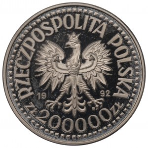 III Republic of Poland, 200.000 zloty 1992 - Specimen Ni