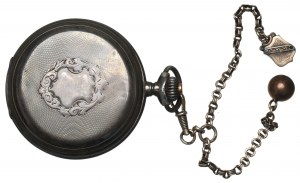 Switzerland, Moser pocket watch - silver Russia, with devise with coat of arms