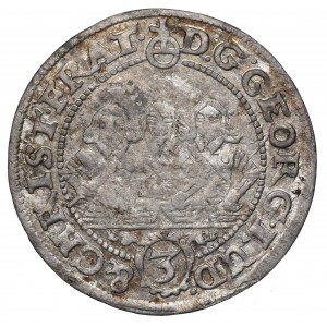 Schlesien, Duchy Brieg-Liegnitz-Wohlau, 3 kreuzer 1657, Brieg