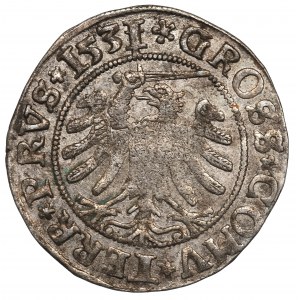 Zygmunt I Stary, Grosz dla ziem pruskich 1531, Toruń - PRVS/PRVS