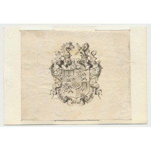 Niemcy, Ex libris Rudolph graf Honos 1855