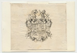 Germany, Ex libris Rudolph graf Honos 1855