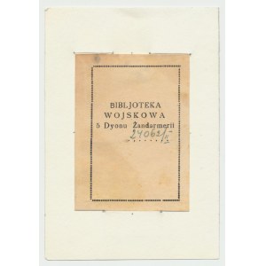 II RP, Ex libris 5 Dywizjon Żandarmerii