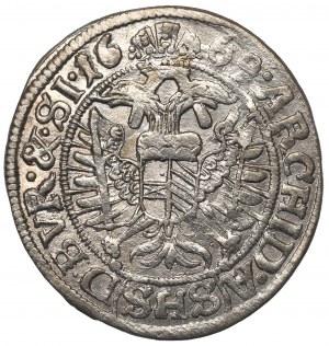 Schlesien under Habsbourg, Leopold I, 3 kreuzer 1669, Breslau