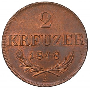 Austria, 2 kreuzer 1848