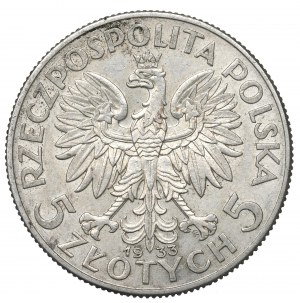 II Republic of Poland, 5 zloty 1933 Polonia