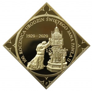 Third Republic, 500 zloty 2020 - 100th anniversary of the birth of John Paul II
