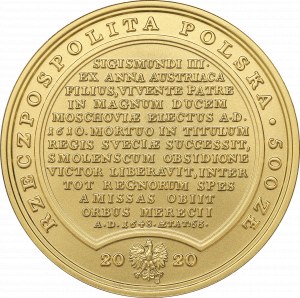 III RP, 500 złotych 2020, Skarby Stanisława Augusta - Władysław IV Waza