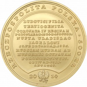 III RP, 500 zloty 2014, Treasures of Stanislaw August - Jadwiga