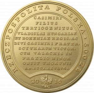 III RP, 500 złotych 2016, Skarby Stanisława Augusta - Jan Olbracht