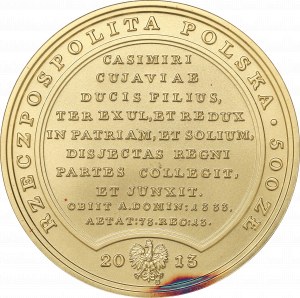 III RP, 500 zloty 2013, Treasures of Stanislaw August - Wladyslaw Lokietek