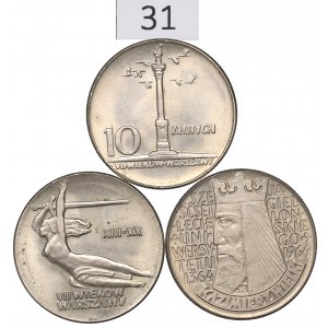 PRL, Zestaw 10 złotych 1964-65