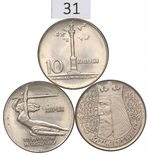 People's Republic of Poland, Set of 10 Gold 1964-65