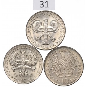 PRL, Zestaw 10 złotych 1964-65
