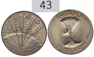 People's Republic of Poland, Set of 10 Gold 1971 FAO - Trials