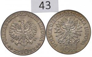 People's Republic of Poland, Set of 10 Gold 1971 FAO - Trials