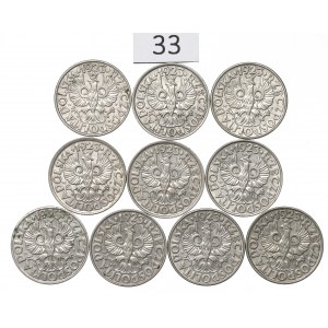 II RP, Zestaw 20 groszy 1923