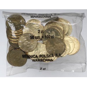 III RP, Woreczek menniczy 2 złote 2013 - Żubr