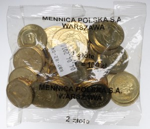 III RP, Mint bag 2 gold 2014 - Canonization of John Paul II