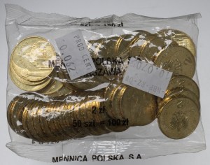 III RP, Mint bag 2 gold 2010 - Trzemeszno