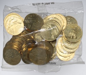 Third Republic, Mint bag 2 gold 2008 - 400 years of Polish settlement in North America.