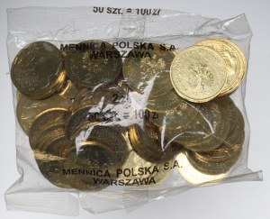 Third Republic, Mint bag 2 gold 2008 - 400 years of Polish settlement in North America.