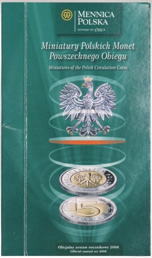 Miniatures of Polish Coins of General Circulation 2008.
