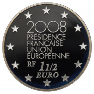 France, 1-1/2 euro 2008