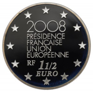 France, 1-1/2 euro 2008