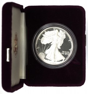 U.S., Dollar 1986 - ounce of silver